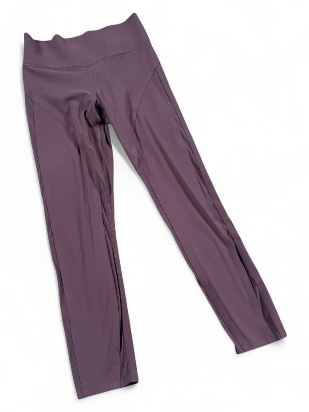 Athleta Formation 7/8 Tight Leggings XS Purple Mesh Nylon Cropped